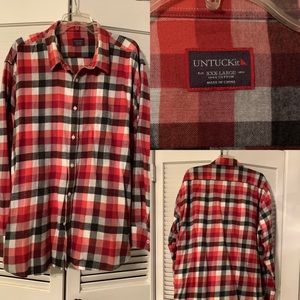 UNTUCKit Flannel Long Sleeve Shirt